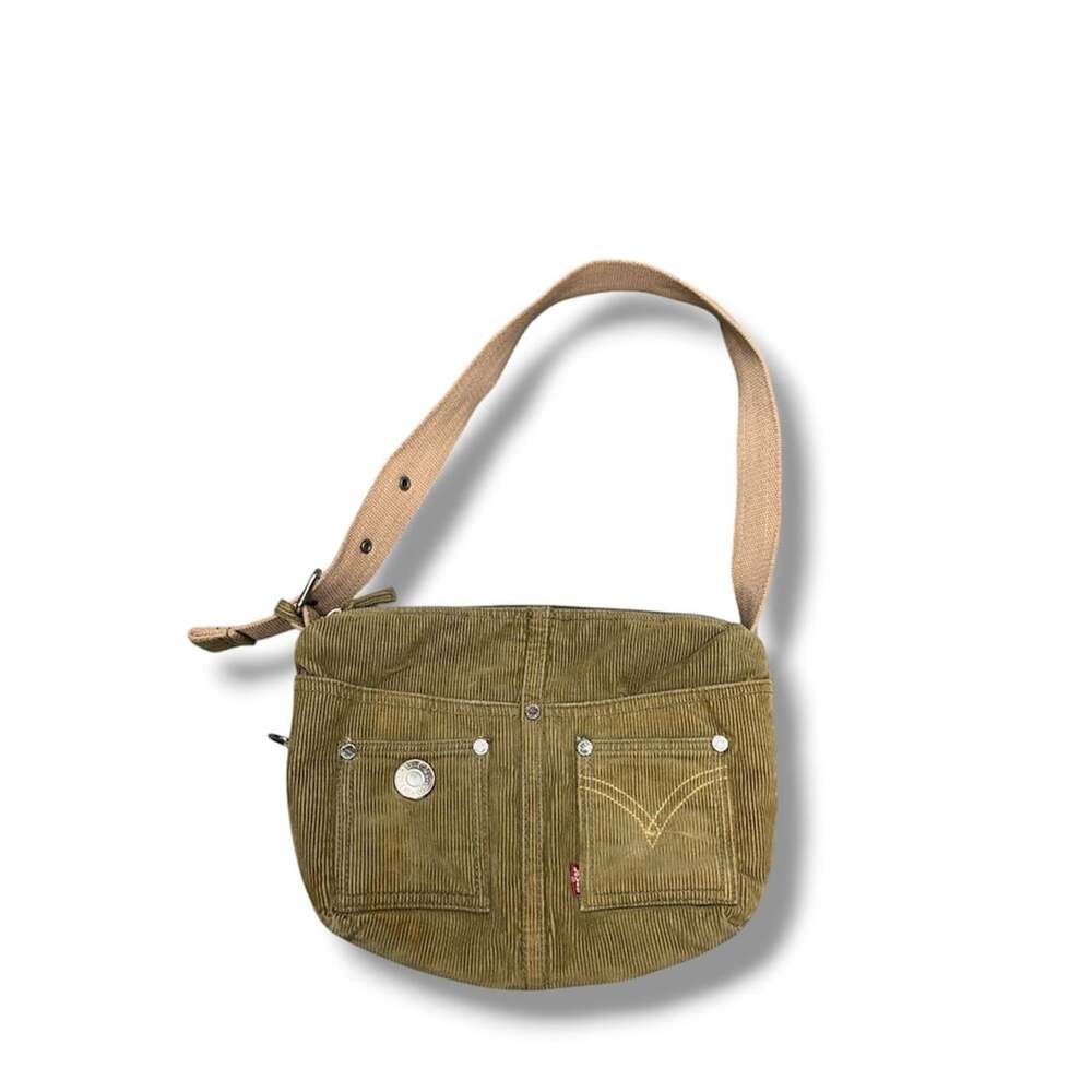 Levi's Corduroy Crossbody Shoulder Bag Olive Green